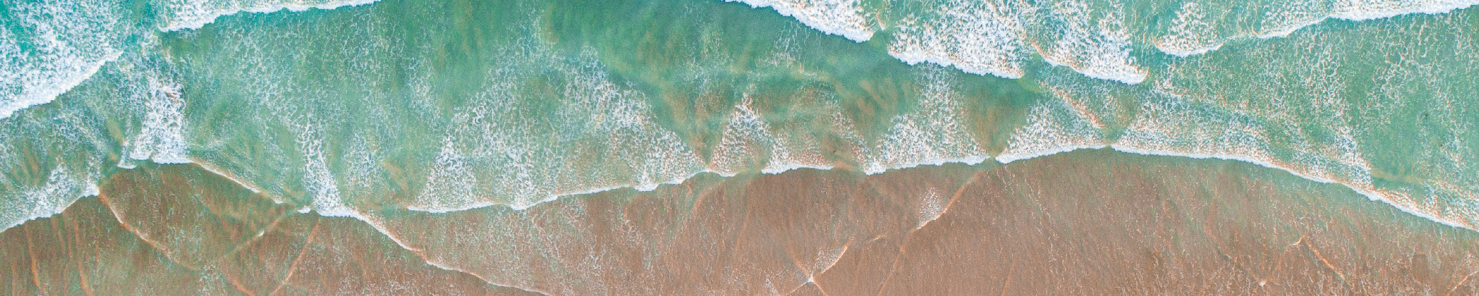 beach waves top down view